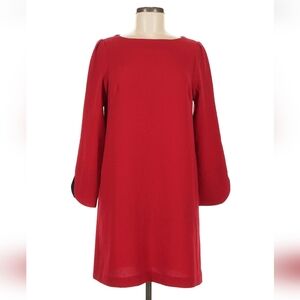 Zara Red Long Sleeve Dress